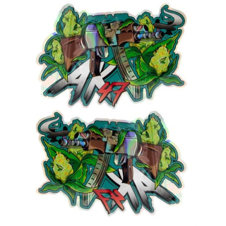 Smellproof Bag 9x13cm - AK47 (1 x 100Stk)
