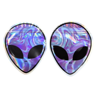 Smellproof Bag 12.5x10cm - Alien (1 x 100Stk)