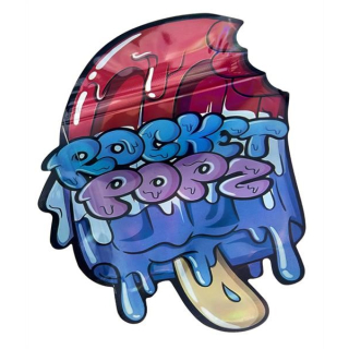 Smellproof Bags / Grips - Rocket Popz (14.5cm x 12cm/50 Stk.)