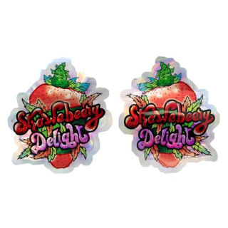 Smellproof Bag 11x10cm - Strawberry Delight (1 x 100Stk)