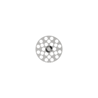 FlowerMill Grinder Plate Stainless 66mm - Stainless Series #5 ExtraCoarse (1 Stk)