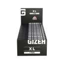 GIZEH KingSize XL +Tips - Black (26 x 34Stk)