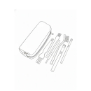 FlowerMill Grinder Stainless 89mm - 3Parts Pro Series KIT (1 Stk)