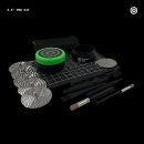FlowerMill Grinder Stainless 89mm - 3Parts Pro Series KIT (1 Stk)