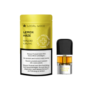 LocalWeed PodVape 40% CBD - Lemon Haze (1 Stk)