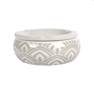 Windaschenbecher Keramik 20cm - Modern Design Grey (1 Stk)