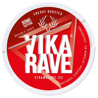 VIKA Rave Snus 80mg - Strawberry Ice (1x 12g)