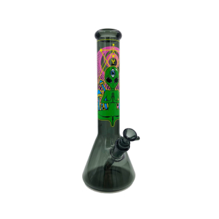 FireFlow x Blackleaf Cylinder Bong 35cm - Trippy Alien (1 Stk)