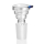Glaskopf für Bong - Stufen transparent 19mm Schliff (1 Stk)