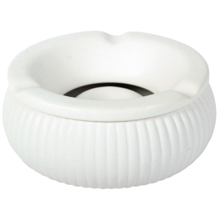 Windaschenbecher Keramik 15cm - Antik weiss (1 Stk)