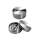 Blackleaf Grinder Metal 49mm - 2Parts BL Silver (1 Stk)