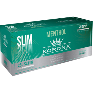 Korona Hülsen Slim - Menthol (1 x 250Stk)