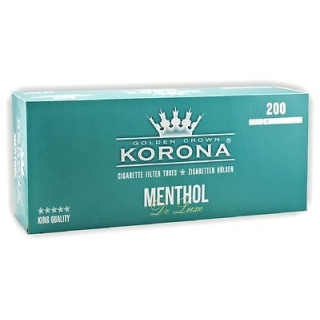 Korona Hülsen - Deluxe Menthol (1 x 200Stk)