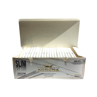 Korona Hülsen Slim - White (1 x 250Stk)