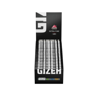 GIZEH DoubleWindow ExtraFine - Black (20 x 100Stk)