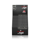 GIZEH KingSize Slim +Tips - Black (26 x 34Stk)