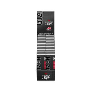 GIZEH QueenSize - Black +Tips (26 x 50Stk)