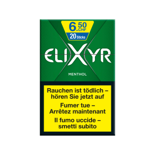 Elixyr Zigaretten Box - Green Fresh Menthol (10 x 20Stk)