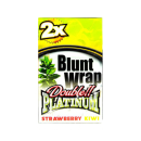 BluntWrap Platinum Double - Strawberry Kiwi (25 x 2Stk)
