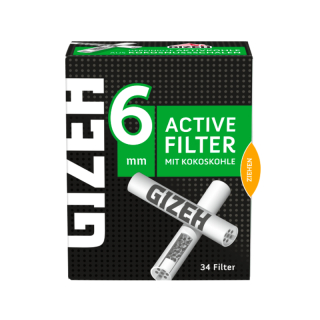 Gizeh Slim filter Aktivkohle 6mm Aktionspreis 40 Packungen a 120 Filter 