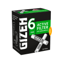 GIZEH ActiveFilter 6mm - Black (10 x 34Stk)