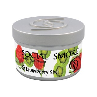SocialSmoke ShishaTabak - Strawberry Kiwi (1 x 100g)