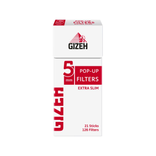 GIZEH SlimFilter 5mm - Pop-up Sticks (20 x 126Stk)