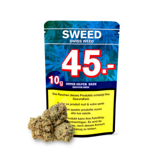 Sweed Indoor MiniBuds - Super Silver Haze (CHF45.00/10g)