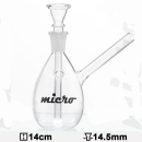 Bong Glass 14cm - Micro Rund (1 Stk)