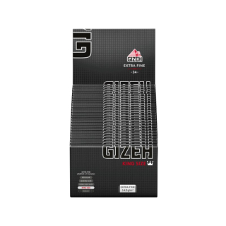 GIZEH KingSize XL - Black (50 x 34Stk)