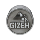 GIZEH Grinder Alu 50mm - 4Parts Silver (1 Stk)