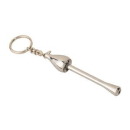 Pipe Metal 9cm - Mushroom Chrome (1 Stk)
