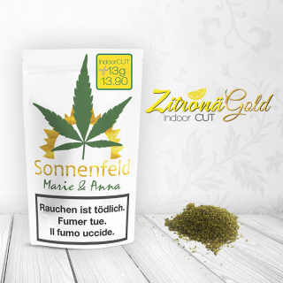 Sonnenfeld CBD Indoor Trim - Zitronä Gold Cut (CHF13.90/13g)
