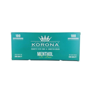 Korona Zig. Hülsen Deluxe Menthol (100 Stk.)