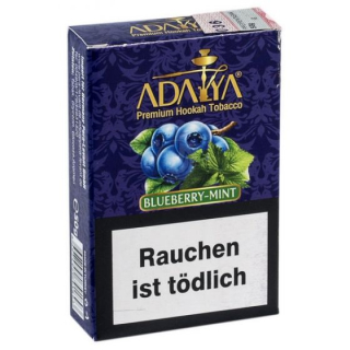 Adalya ShishaTabak - Blueberry Mint (10 x 50g)