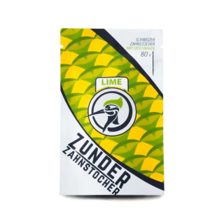 Zunder Zahnstocher - Lime Beutel (1 x 80Stk)