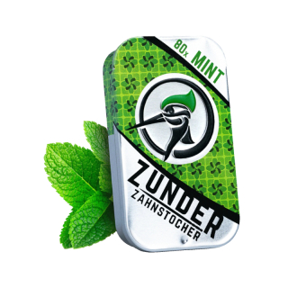 Zunder Zahnstocher - Mint Dose (1 x 80Stk)