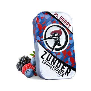 Zunder Zahnstocher - Berry Dose (1 x 80Stk)