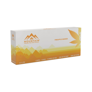 Mountain Smokes CBD Zigaretten 35mg - Pineapple Squeeze (10 Stk.)