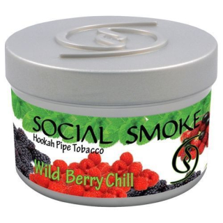 SocialSmoke ShishaTabak - Wild Berry Chill (1 x 200g)
