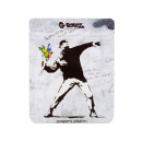 Banksy Bag - Flower Thrower (10cm x 12.5cm)