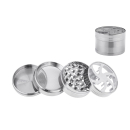 Alu Grinder 4-teilig 52mm Silber