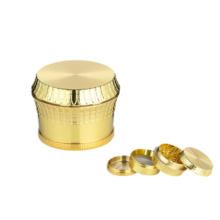 SuperHeroes Grinder Alu 63mm - 4Parts Gold (1 Stk)