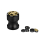 SuperHeroes Grinder Alu 50mm - 4Parts Black/Gold (1 Stk)