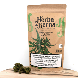 HerbadiBerna Outdoor Blüten - Cannatonic Limited Edition (CHF40.00/40g)