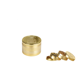 Alu Grinder 4-teilig 47mm Goldbarren