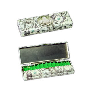 Dose mit FilterBehälter - Dollar (1 Stk)