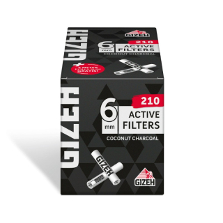 GIZEH ActiveFilter 6mm Box +Rolls Slim 5m (1 x 210Stk)