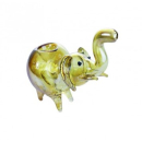 Elephant Pfeife Gold 12cm