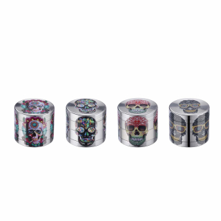 Grinder Alu 40mm - 4Parts Mini Skull (1 Stk)
